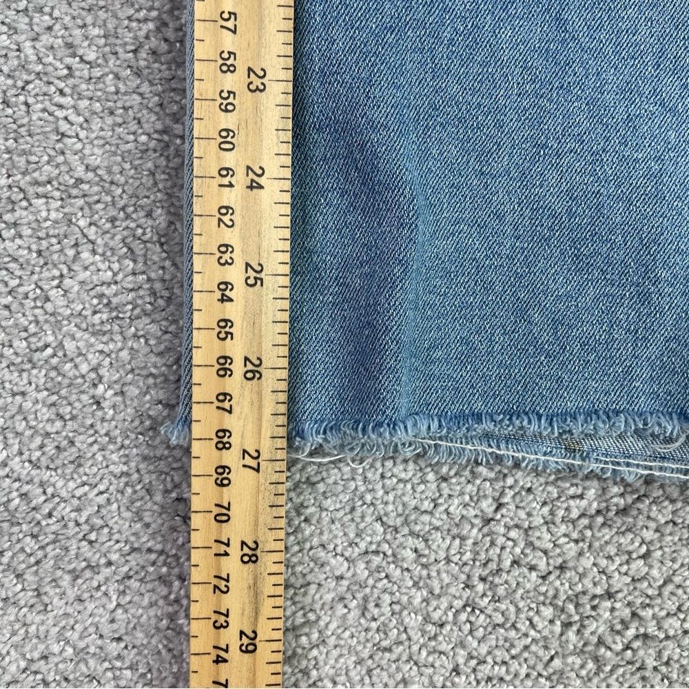 Hollister Dad Jeans Women's 23 Blue Straight Leg High Rise Two-Tone Denim - Picture 10 of 12